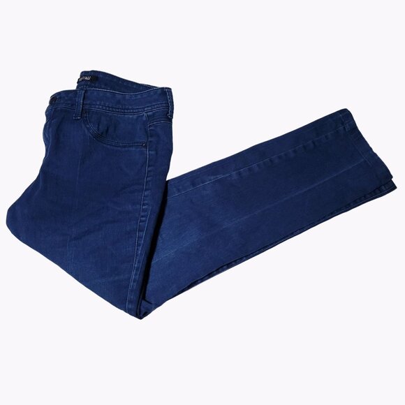 Roz Ali Jeans Womens Size 10 Straight Leg Low Rise Medium Wash Denim Pants - Picture 1 of 4